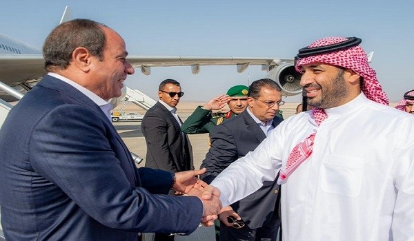 محمد بن سلمان والسيسي