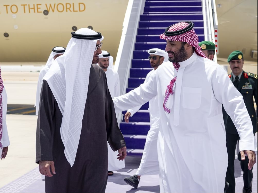 UAE President arrives in Riyadh 