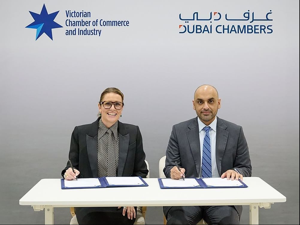 Dubai Chambers signs with Victorian Chamber