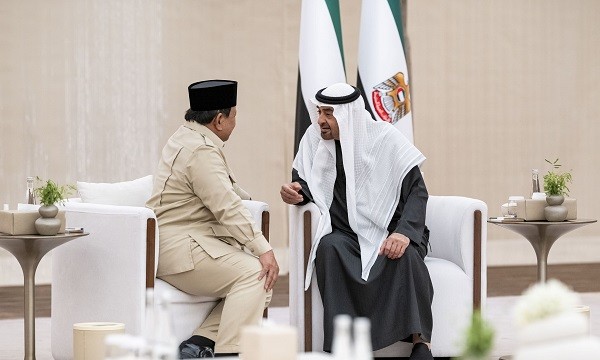 الرئيسان الإماراتي والإندونيسي
