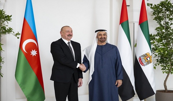 محمد بن زايد وإلهام علييف