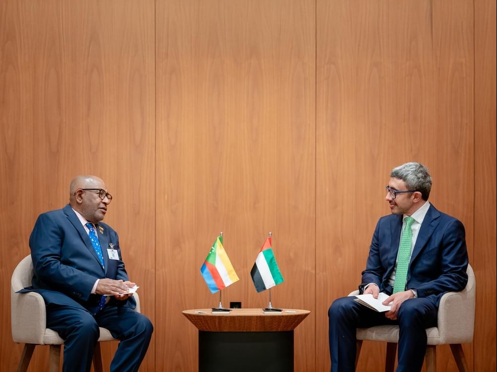 H.H. Sheikh Abdullah bin Zayed Al Nahyan & Azali Assoumani