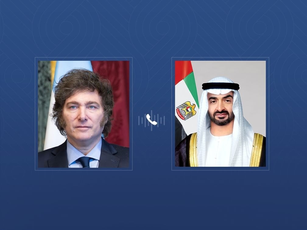 الرئيسان الإماراتي والأرجنتيني