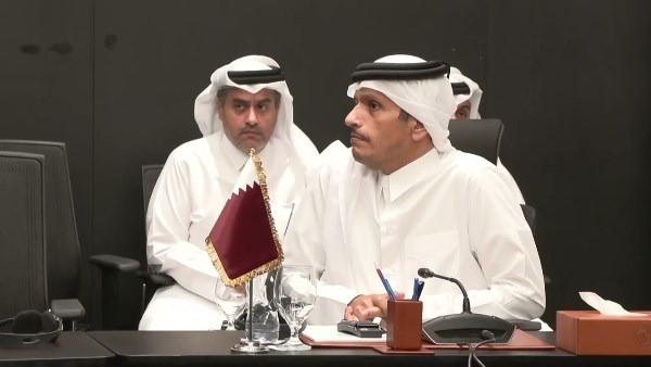 الوفد القطري في شرم الشيخ