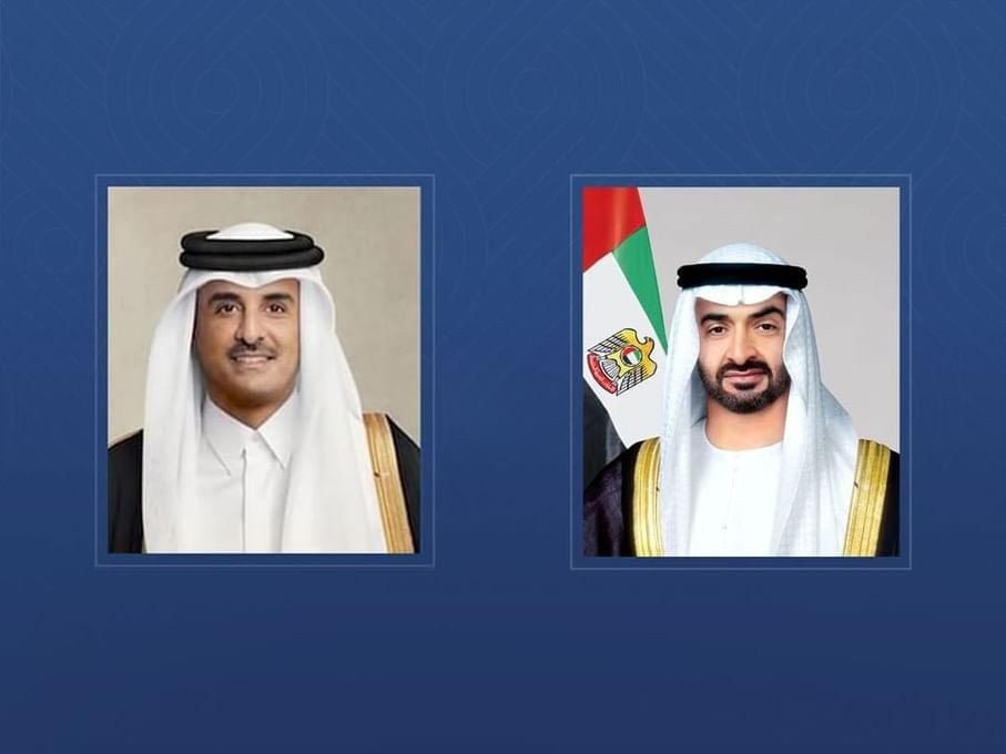 محمد بن زايد وتميم بن حمد
