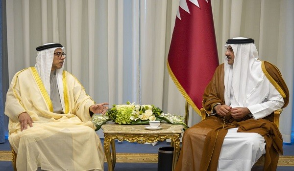 أمير قطر ونائب رئيس الإمارات