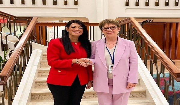 ممثلة البنك الدولي والوزيرة المصرية