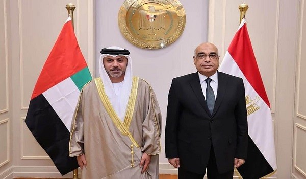 وزير العدل المصري والسفير الإماراتي