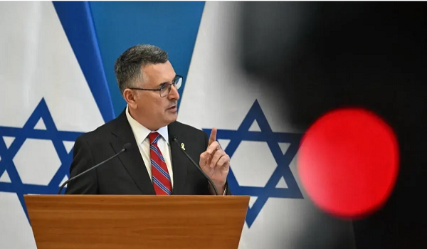 جدعون ساعر وزير خارجية الاحتلال الإسرائيلي