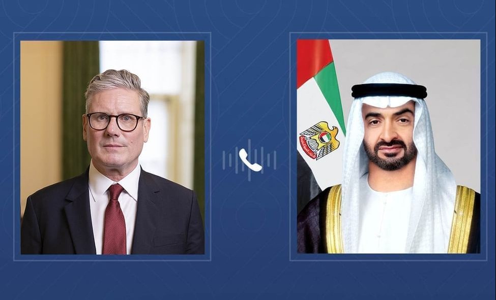 رئيس الإمارات ورئيس وزراء بريطانيا