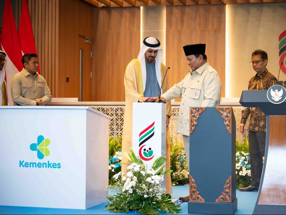 Theyab bin Mohamed bin Zayed attends inauguration of UAE-Indonesia Hospital for Cardiac Diseases