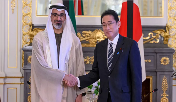 جانب من إطلاق الشراكة بين الإمارات واليابان
