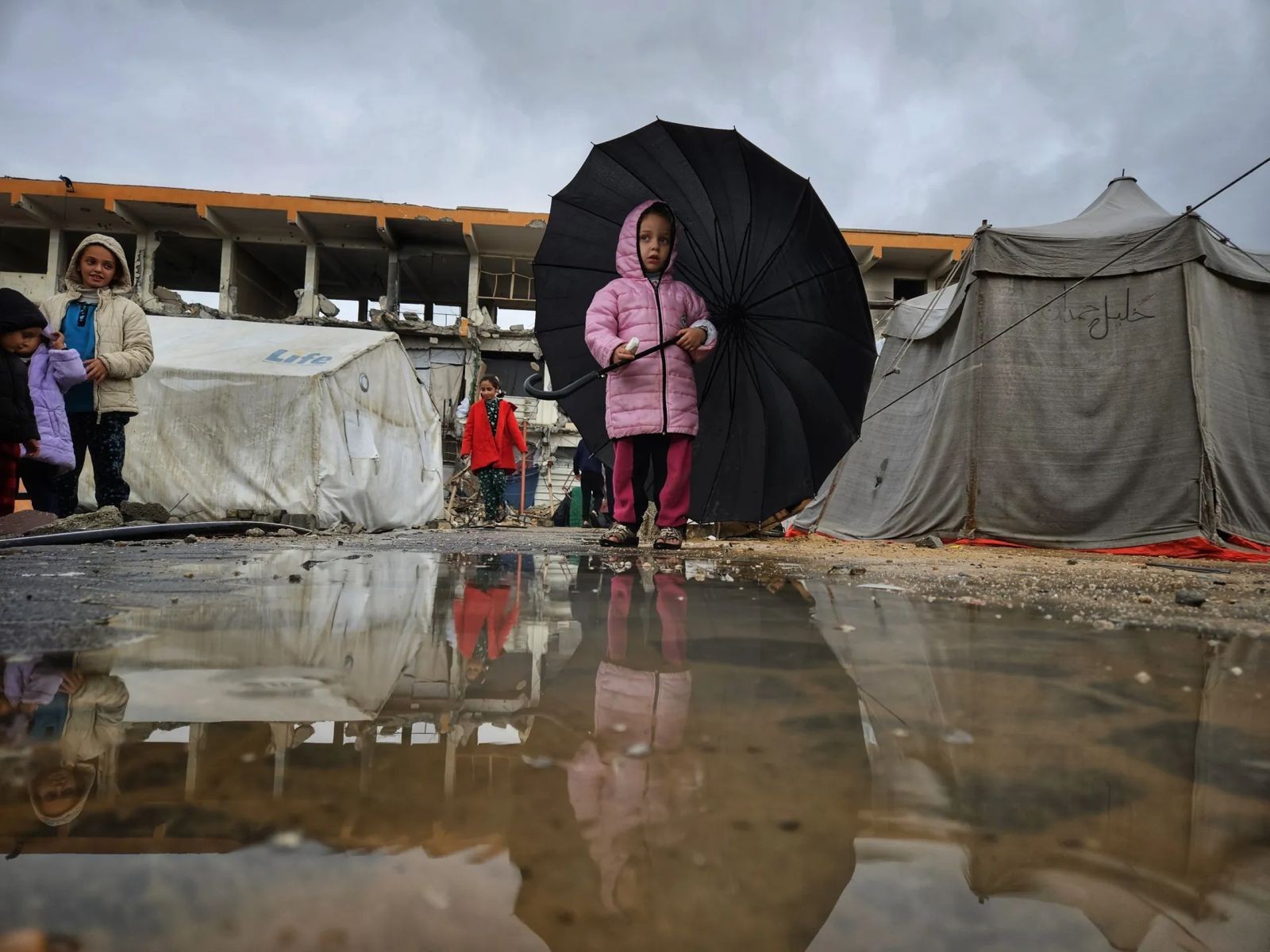 الشتاء في غزة