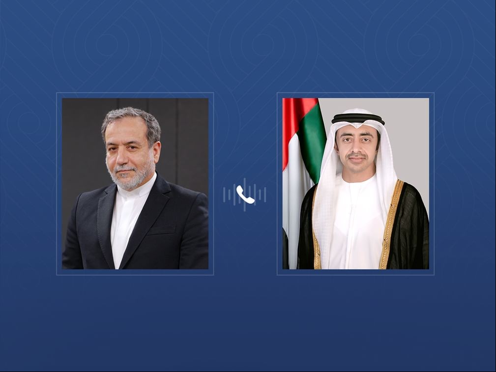 Abdullah bin Zayed receives phone call from Iranian Foreign Minister