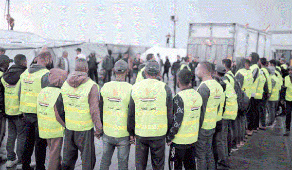 بعض أعضاء اللجنة المصرية لإغاثة أهالي غزة