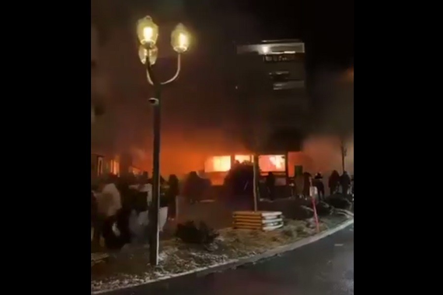  انفجار منتجع التزلج 