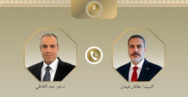 وزير الخارجية المصري ونظيره التركي