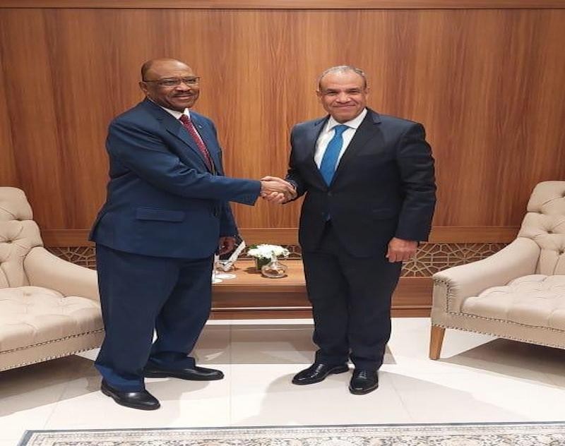 وزير الخارجية المصري ونظيره السوداني