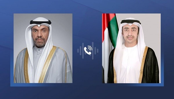 وزير خارجية الإمارات ووزير خارجية الكويت