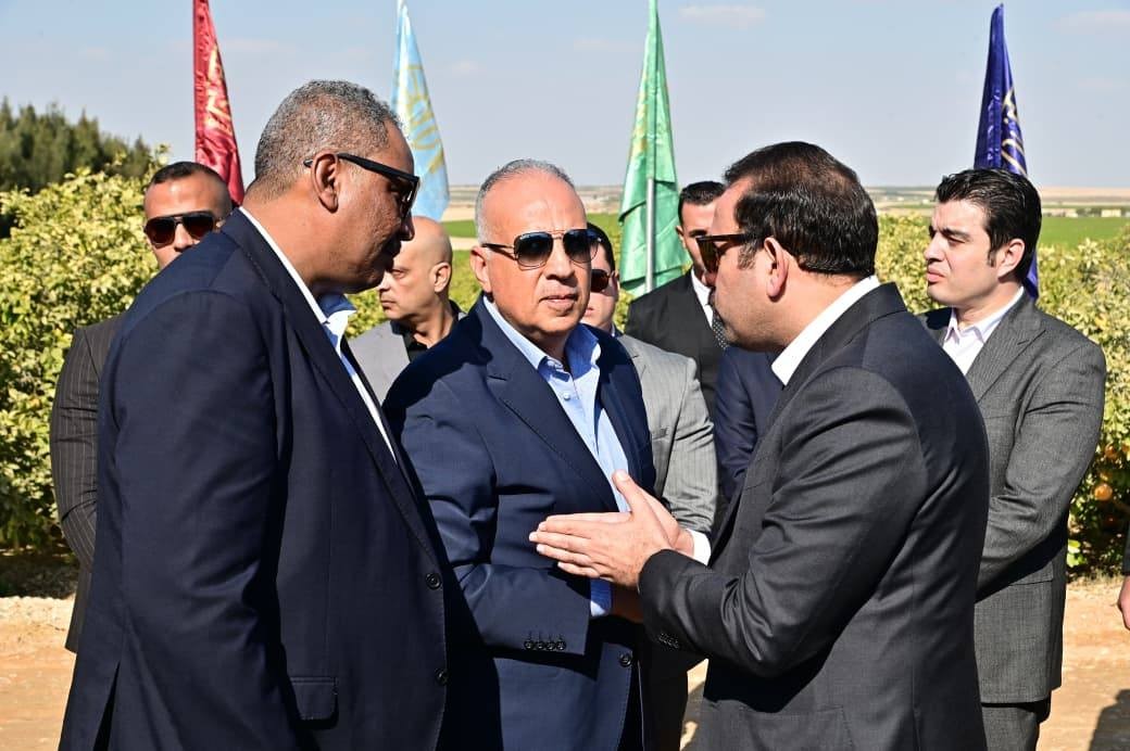 وزيرا الزراعة المصري والسوداني خلال الزيارة
