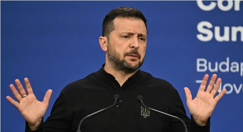 الرئيس الأوكراني فولوديمير زيلينسكي