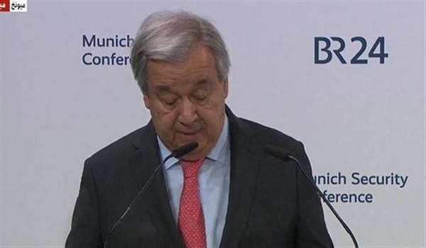 الأمين العام للأمم المتحدة أنطونيو جوتيريش