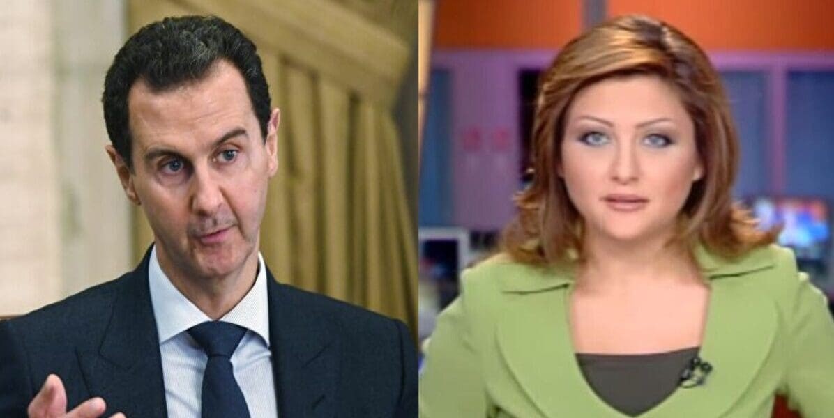 لونا الشبل وبشار الأسد