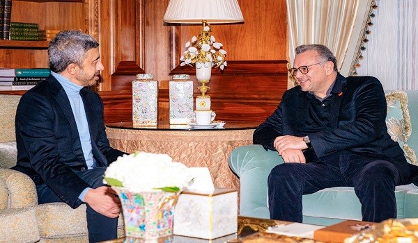 مسعد بولس وعبدالله بن زايد