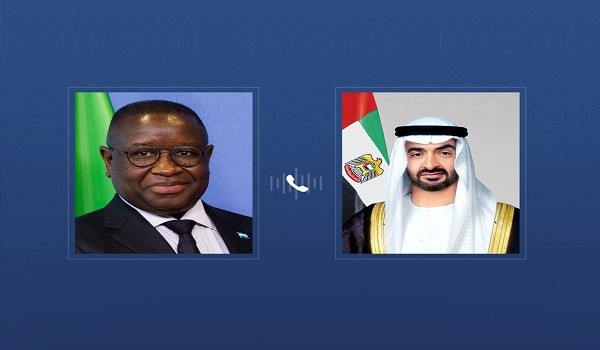 الشيخ محمد بن زايد و فخامة جوليوس مادا بيو