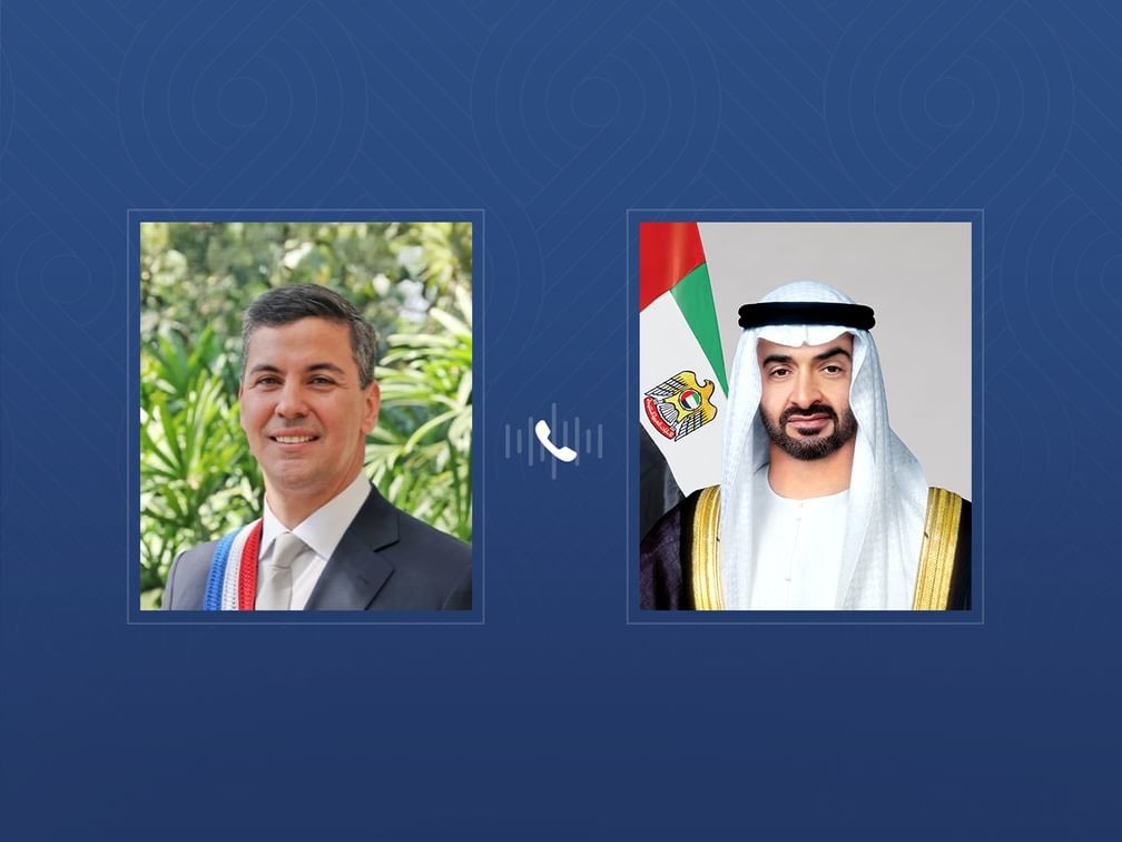 رئيس الإمارات ورئيس البارغواي