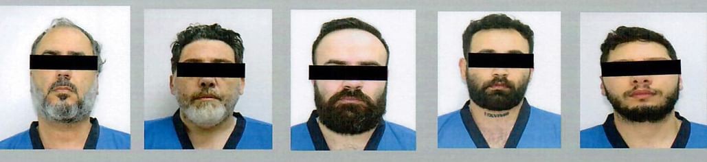 أعضاء الشبكة الإرهابية