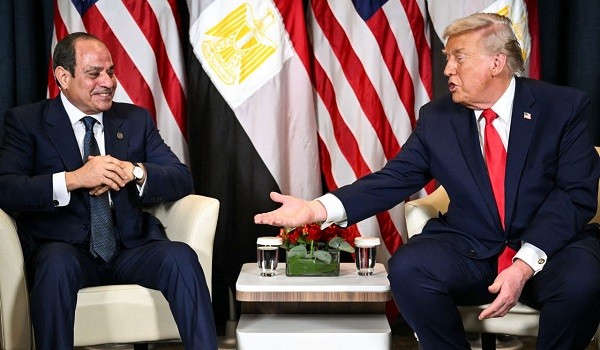 الرئيسان ترامب والسيسي