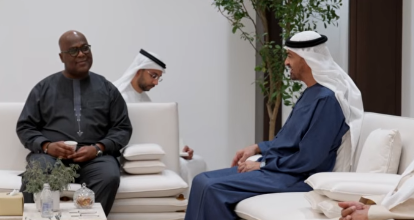 رئيس الإمارات يستقبل نظيره الكونغولي