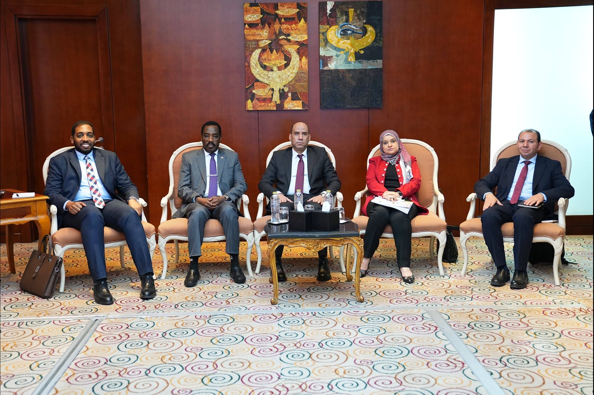 لقاء وزيري العمل المصري والسوداني