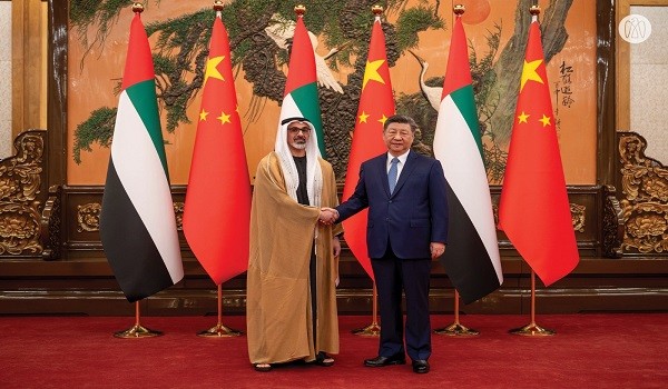 الرئيس الصيني وولي عهد أبوظبي