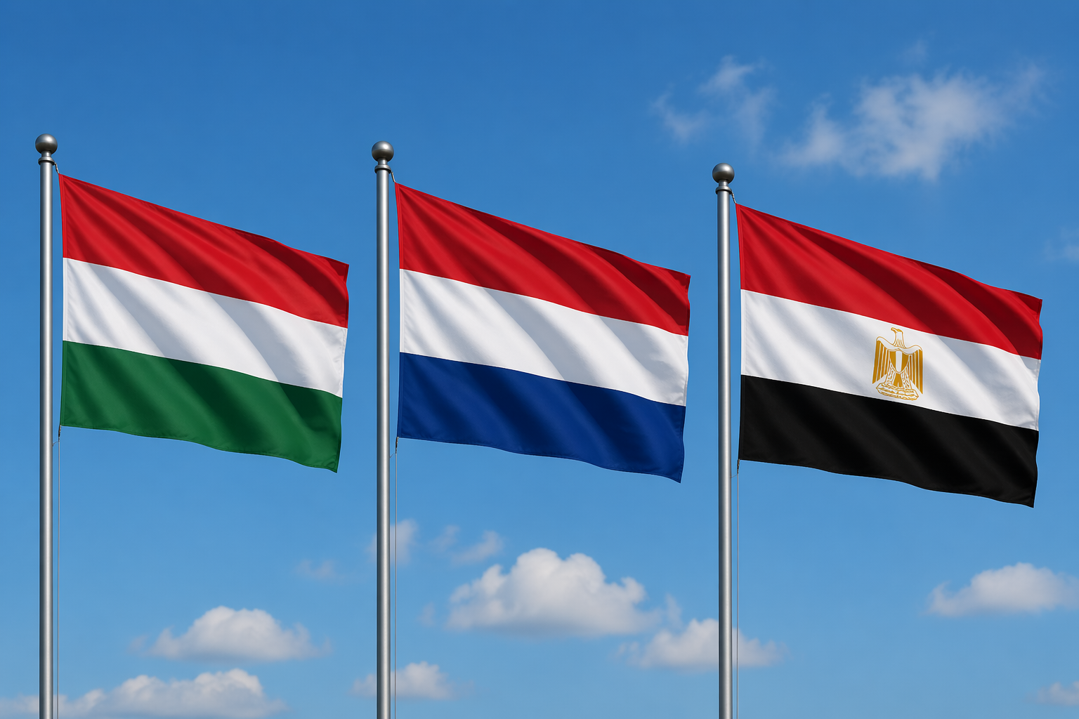 مصر وهولندا والمجر