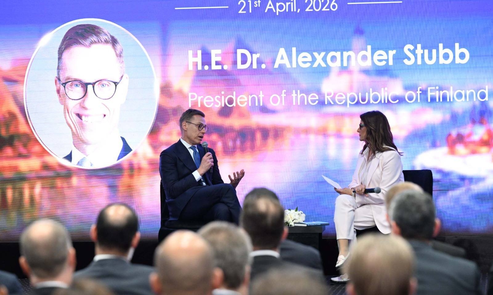 حوار مع الرئيس الفنلندي