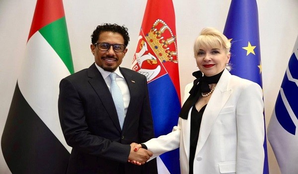 سعادة أحمد حاتم المنهالي و معالي ياغودا لازاريفيتش