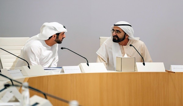 محمد بن راشد وولي عهده