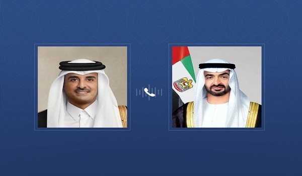  الشيخ محمد بن زايد و الشيخ تميم بن حمد