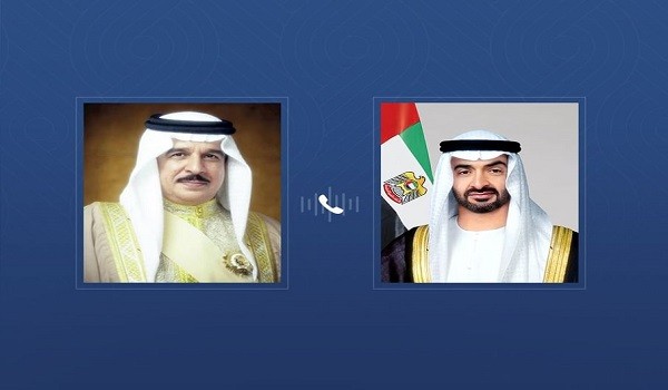 الشيخ محمد بن زايد و الملك حمد بن عيسى
