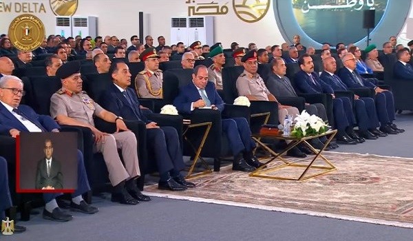 الرئيس السيسي في افتتاح مشروع 