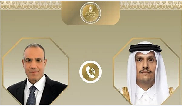وزيرا خارجية مصر وقطر