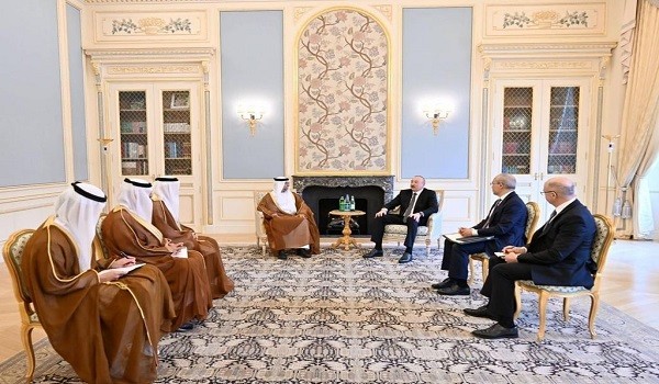 رئيس أذربيجان وسهيل المزروعي