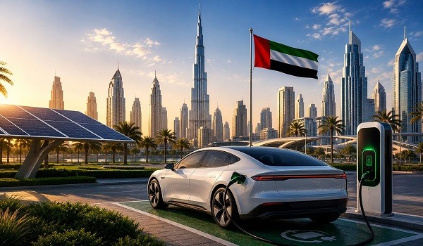 صدارة إماراتية إقليمية في السيارات الكهربائية