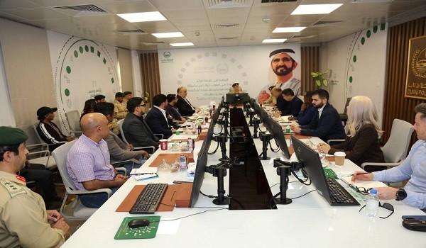 لقاء شرطة دبي مع شركات التوصيل