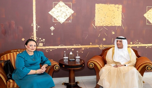 سعود بن صقر يستقبل سفيرة مالطا لدى الدولة