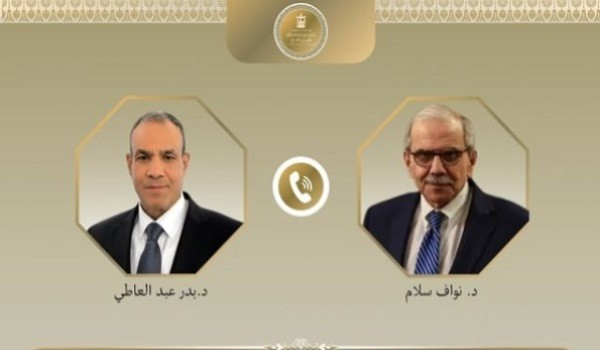 الدكتور بدر عبد العاطي و الدكتور نواف سلام