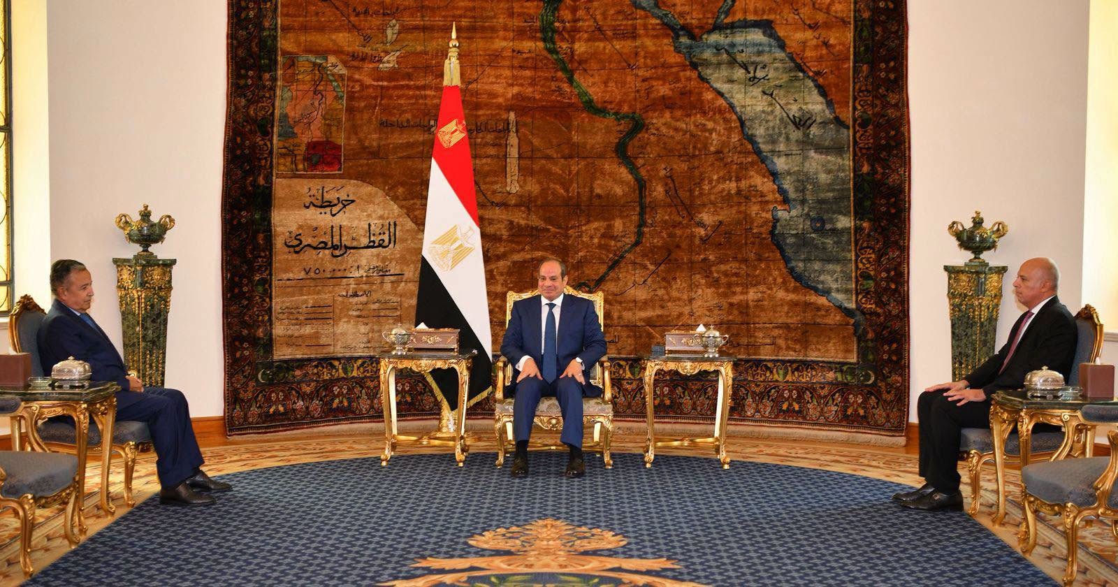 السيسي يستقبل نبيل فهمي