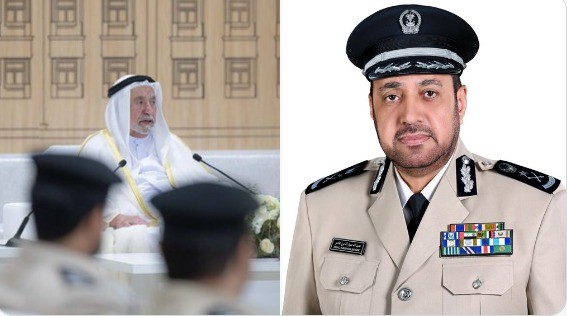 قائد شرطة الشارقة وحاكم الشارقة